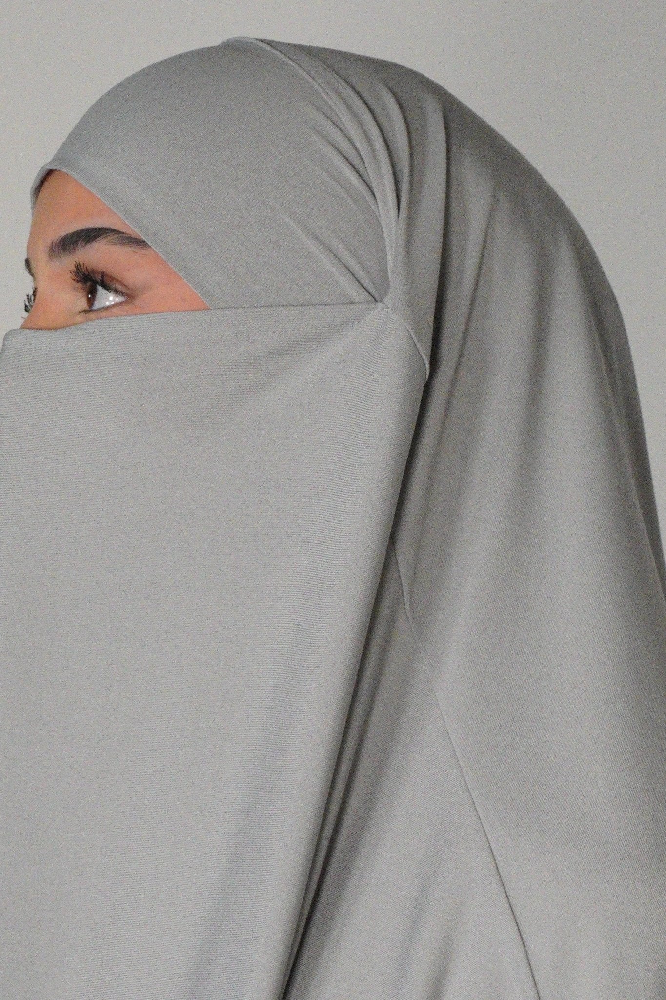 Jersey Khimar hellgrau - Byaygul