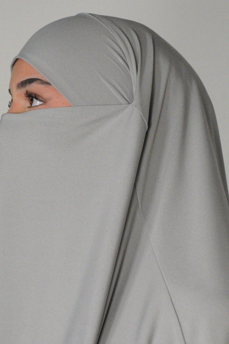 Jersey Khimar hellgrau - Byaygul