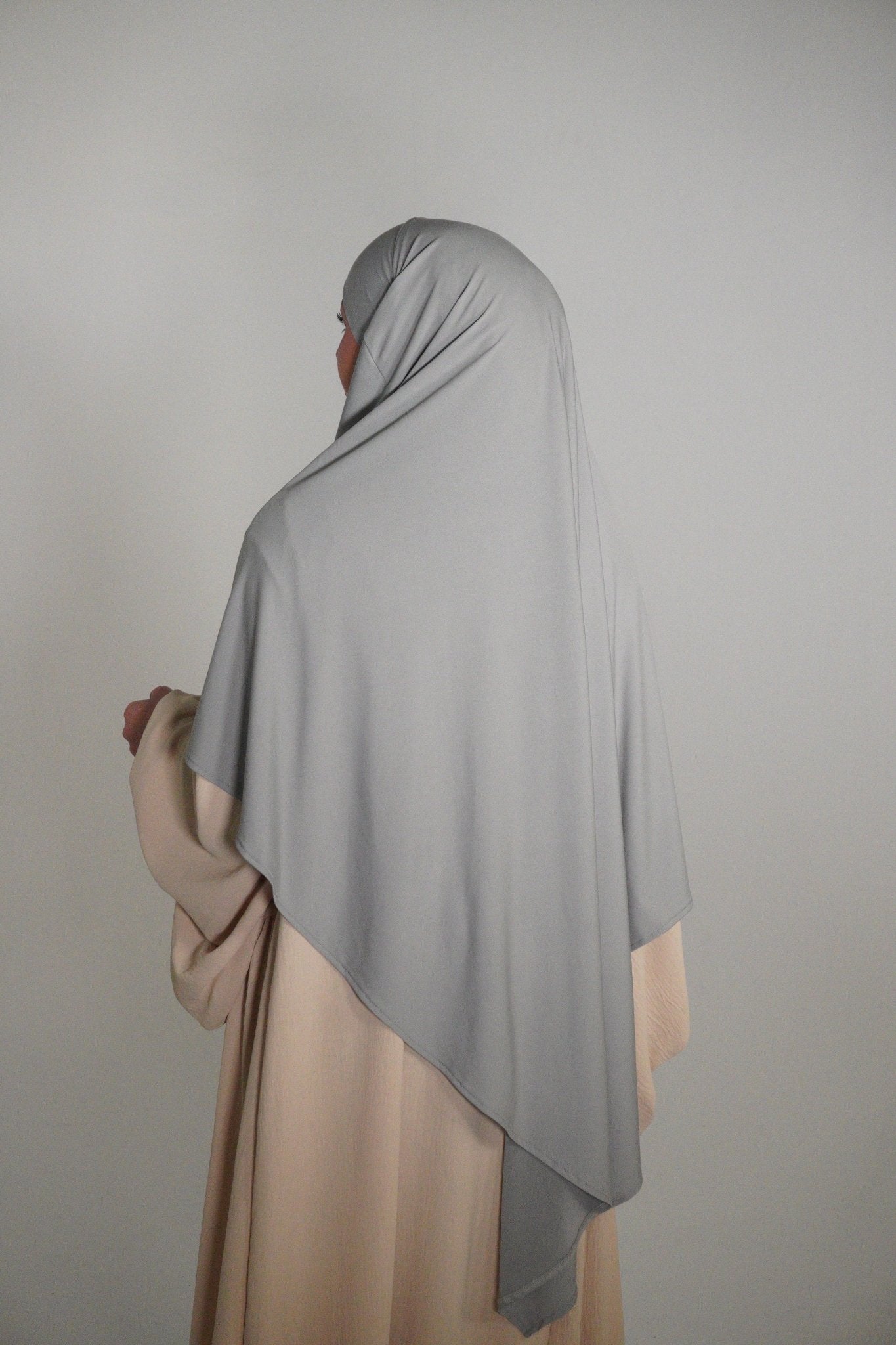 Jersey Khimar hellgrau - Byaygul
