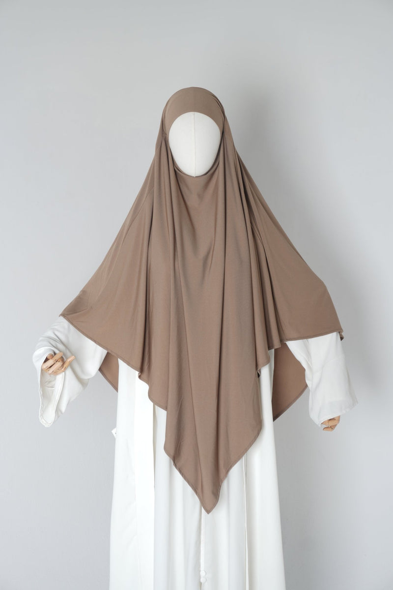 Jersey Khimar mocha - Byaygul