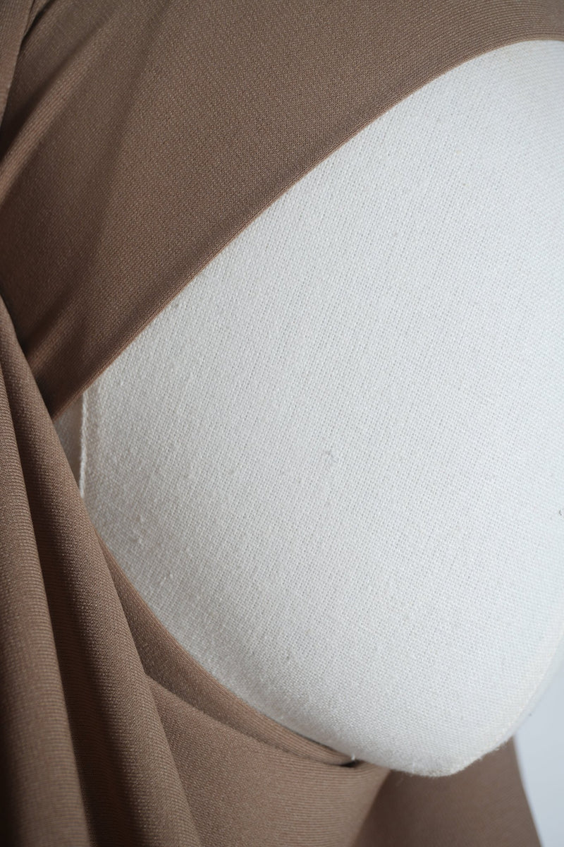 Jersey Khimar mocha - Byaygul