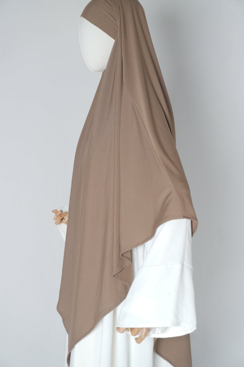 Jersey Khimar mocha - Byaygul