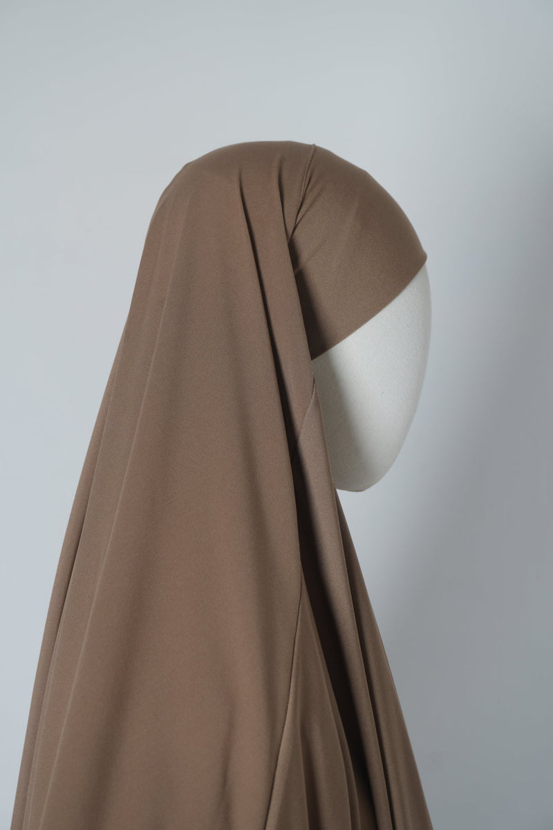 Jersey Khimar mocha - Byaygul