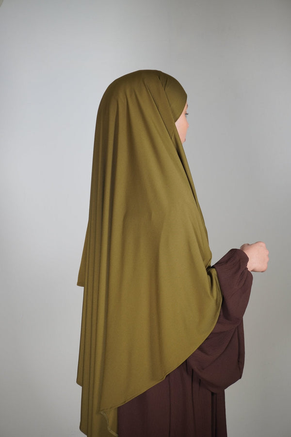 Jersey Khimar olivgrün - Byaygul