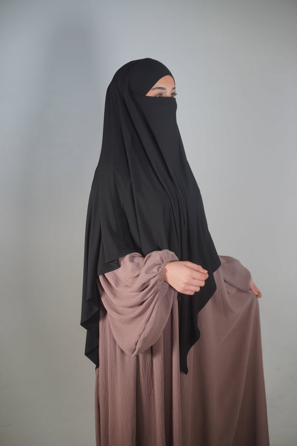 Jersey Khimar schwarz - Byaygul