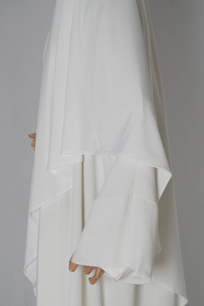Jersey Khimar weiß - Byaygul