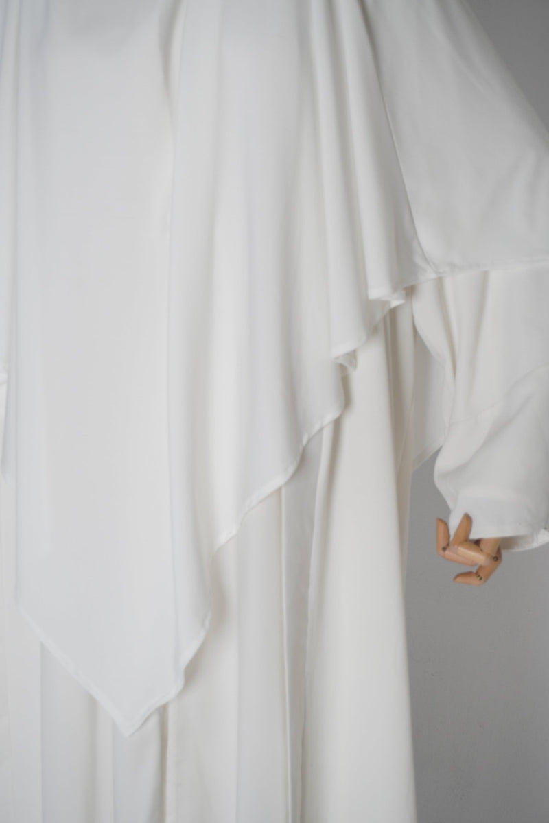 Jersey Khimar weiß - Byaygul