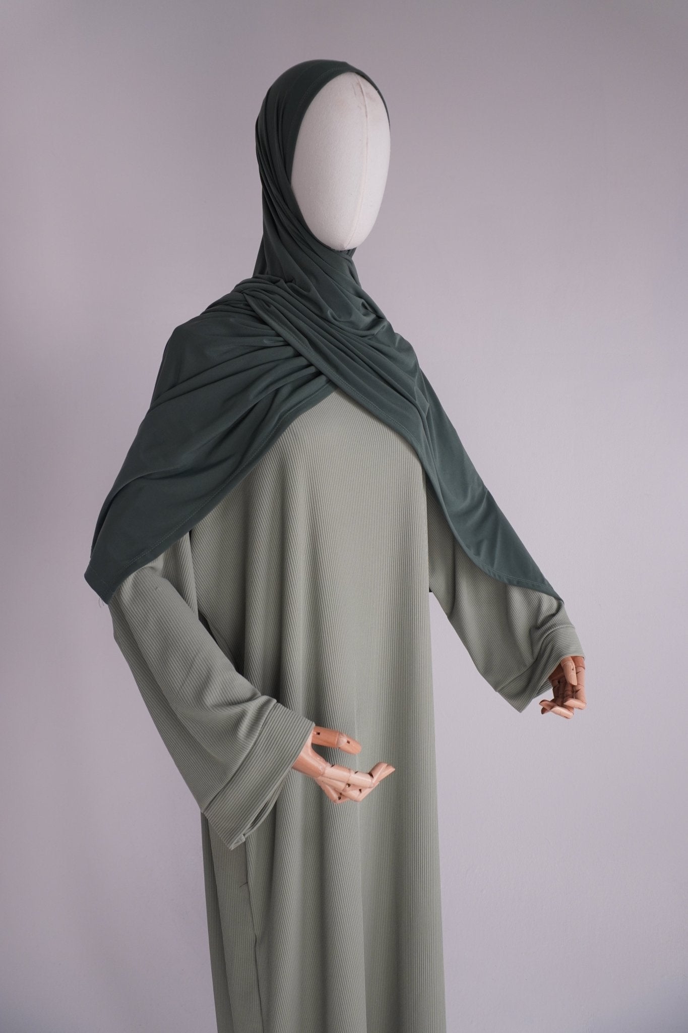 Jersey Kleid Matcha - Byaygul