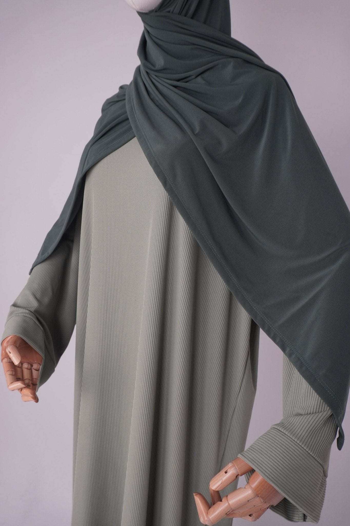 Jersey Kleid Matcha - Byaygul