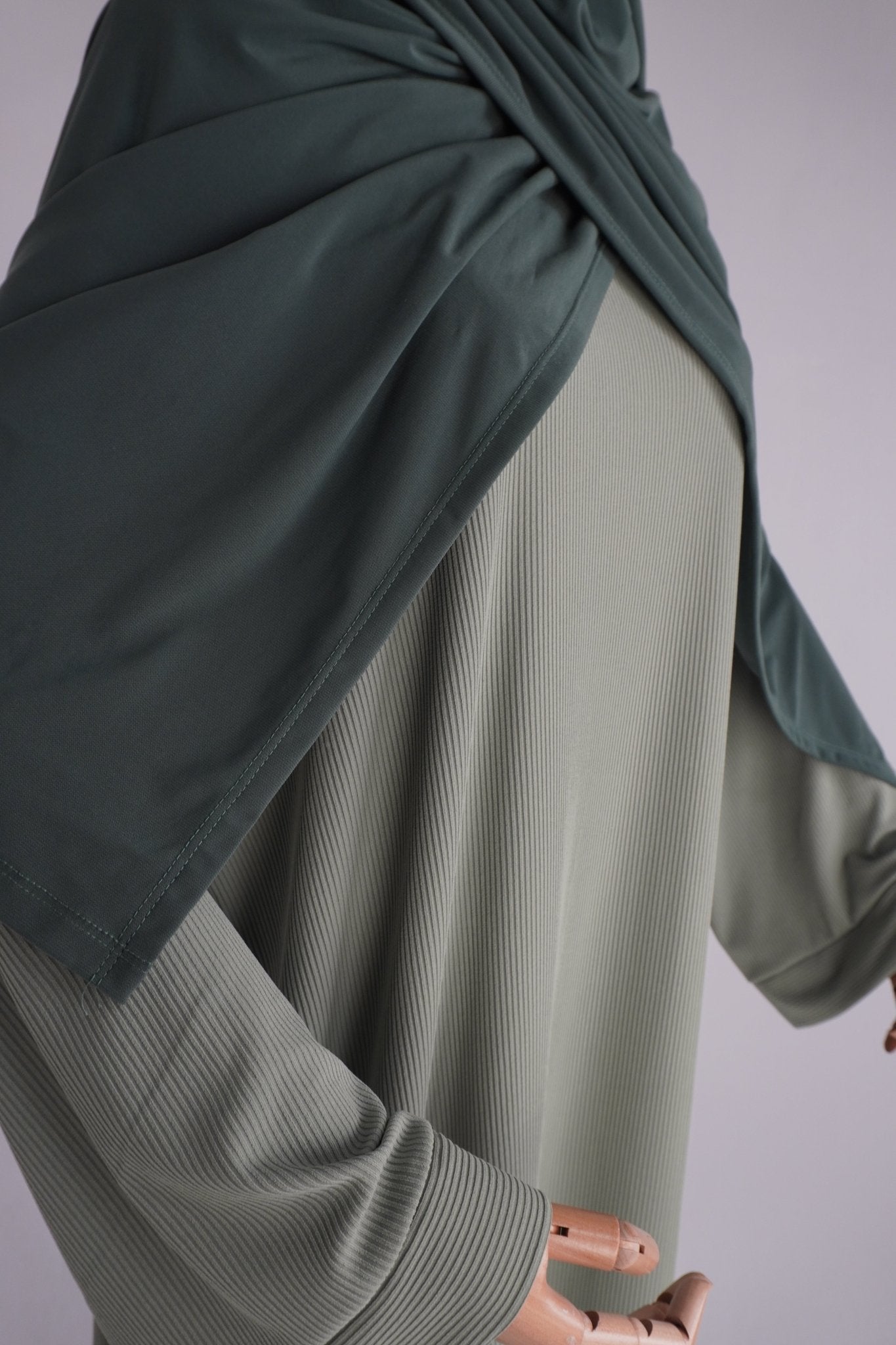 Jersey Kleid Matcha - Byaygul