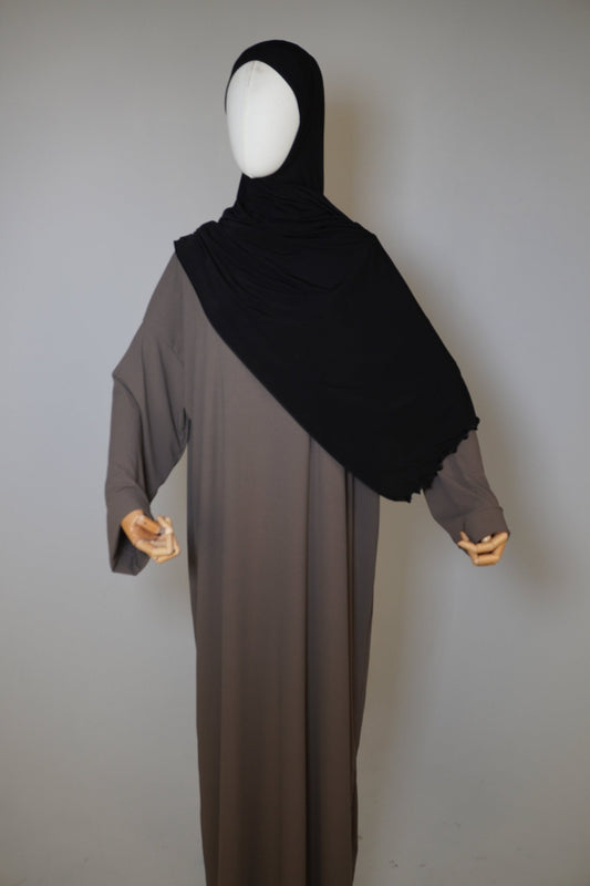 Jersey Kleid mocha - Byaygul