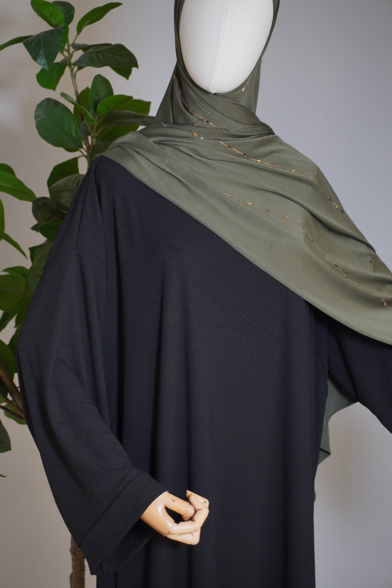 Jersey Kleid schwarz - Byaygul