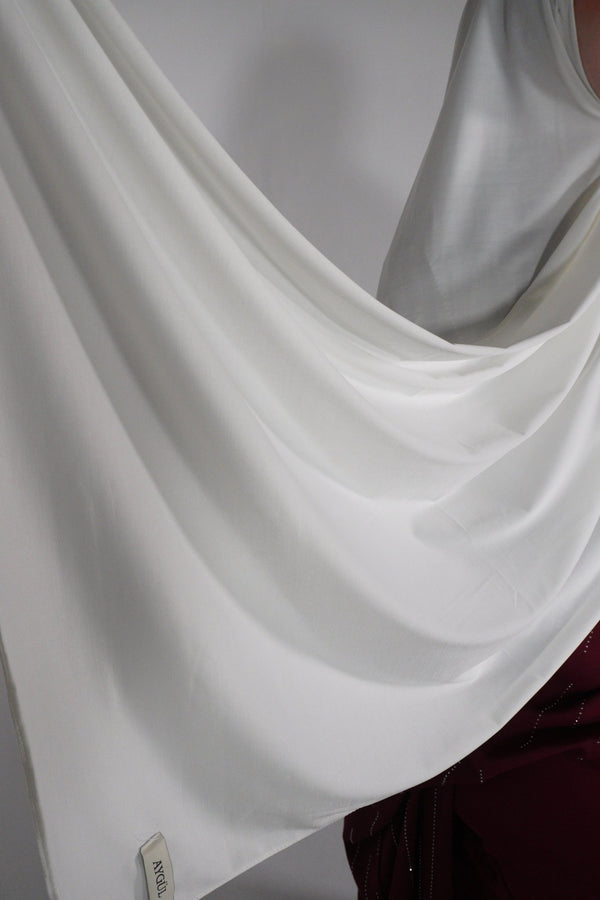 Jersey Premium Cremeweiß - Byaygul