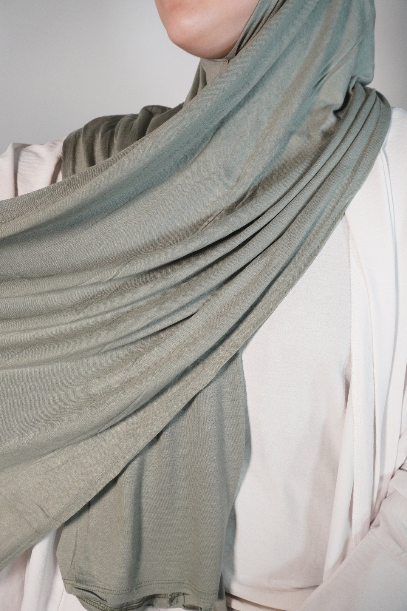 Jersey Soft Sweat sage - Byaygul