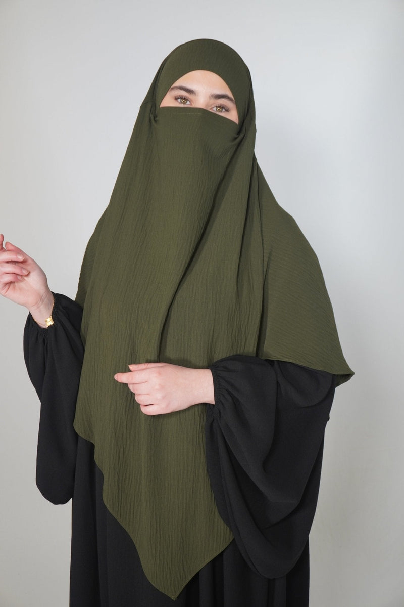 Khimar Einlagig armeegrün - Byaygul