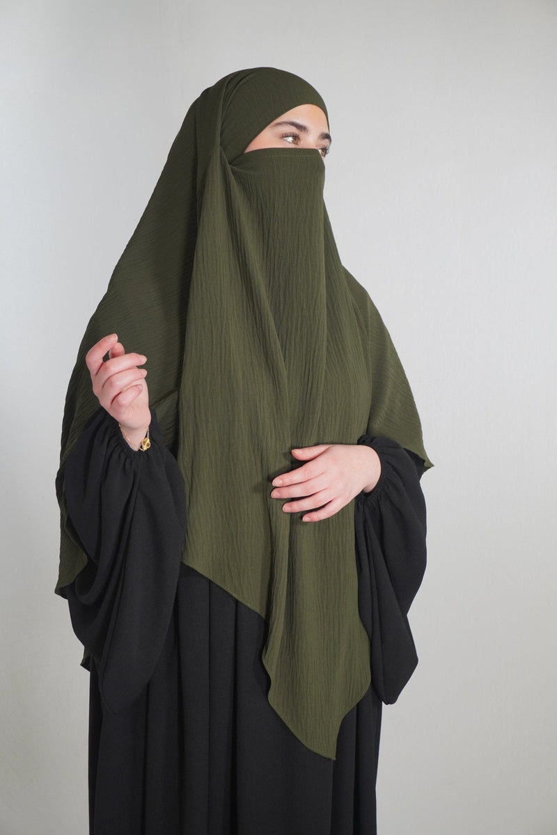Khimar Einlagig armeegrün - Byaygul