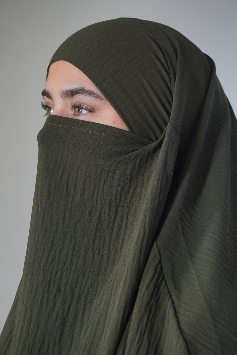 Khimar Einlagig armeegrün - Byaygul
