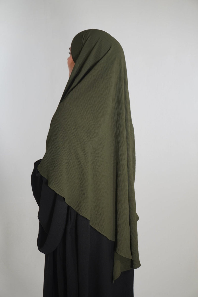 Khimar Einlagig armeegrün - Byaygul