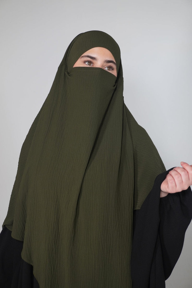Khimar Einlagig armeegrün - Byaygul