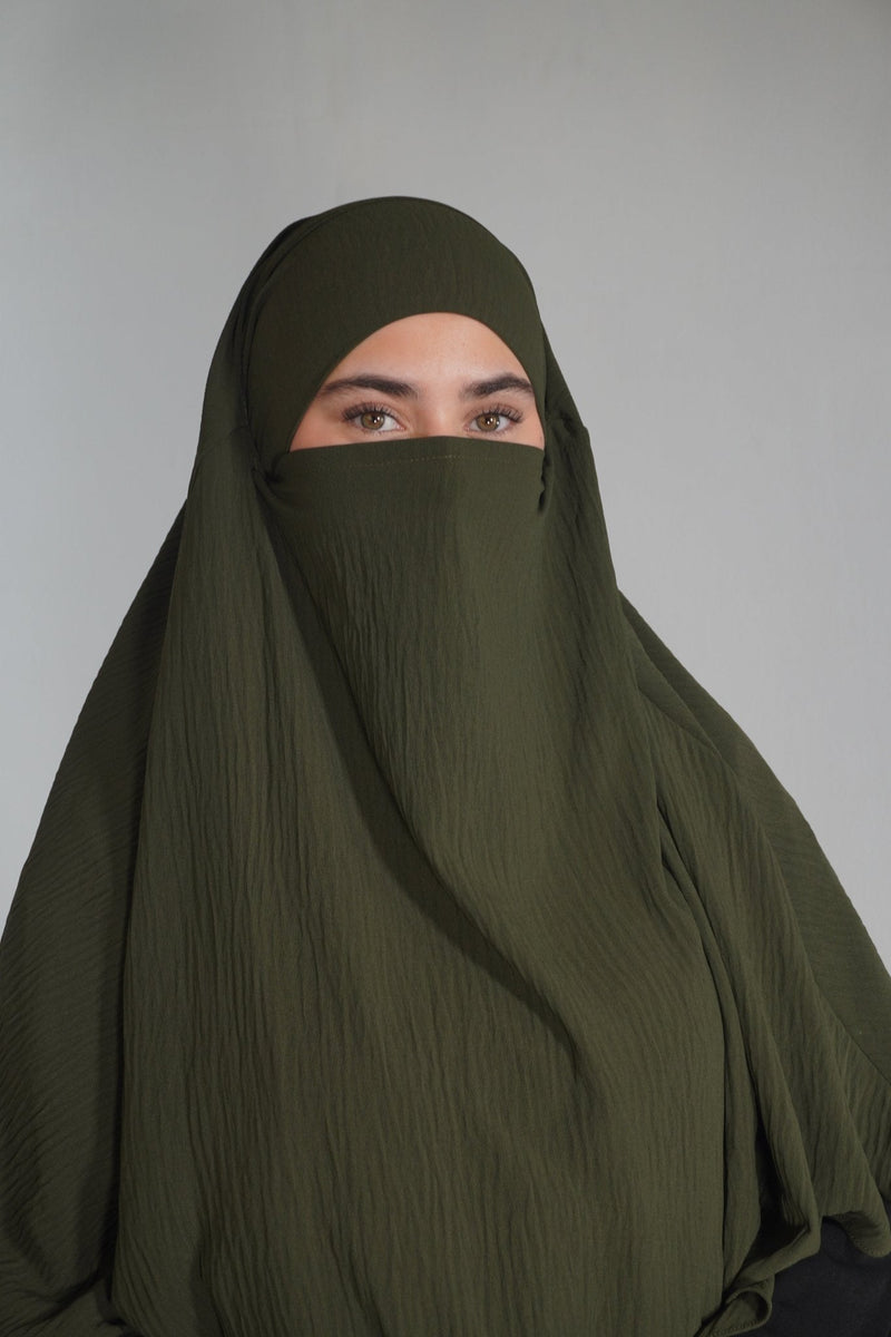 Khimar Einlagig armeegrün - Byaygul