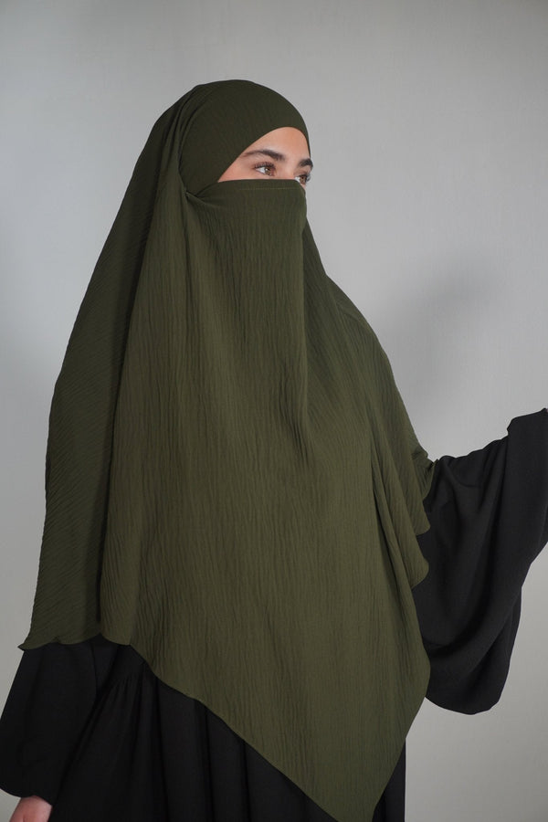 Khimar Einlagig armeegrün - Byaygul