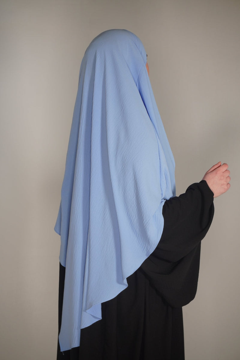 Khimar Einlagig babyblau - Byaygul