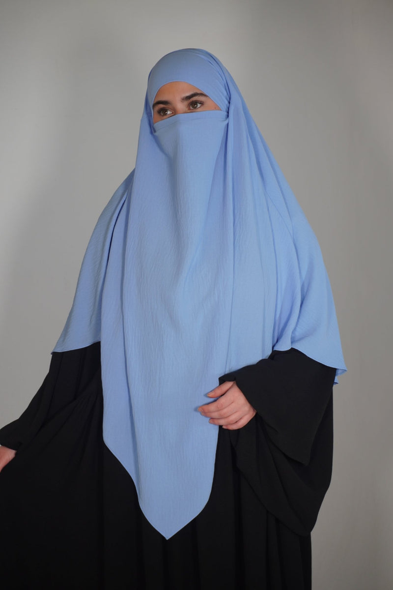 Khimar Einlagig babyblau - Byaygul