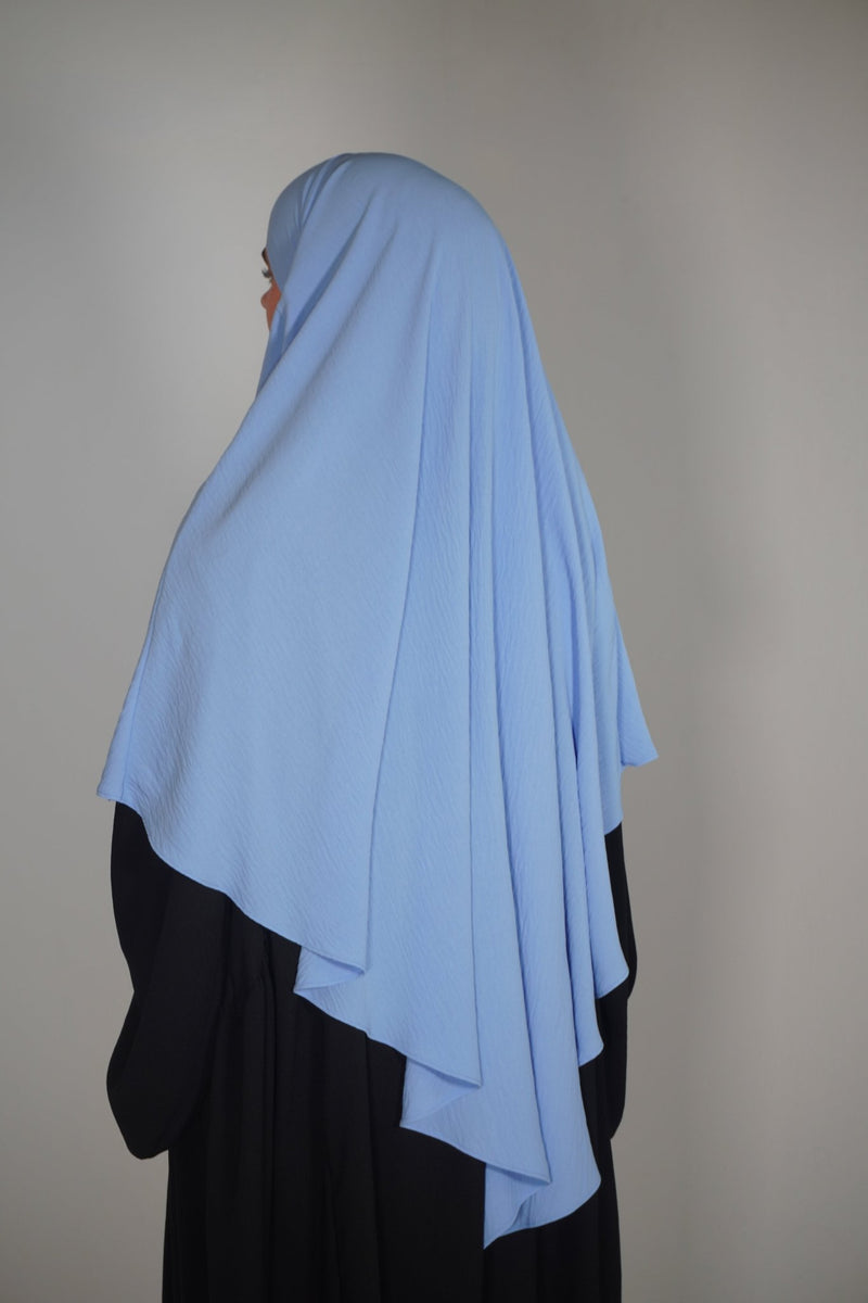 Khimar Einlagig babyblau - Byaygul