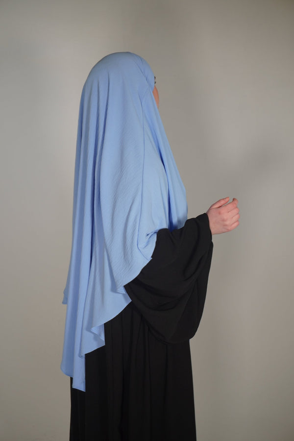 Khimar Einlagig babyblau - Byaygul
