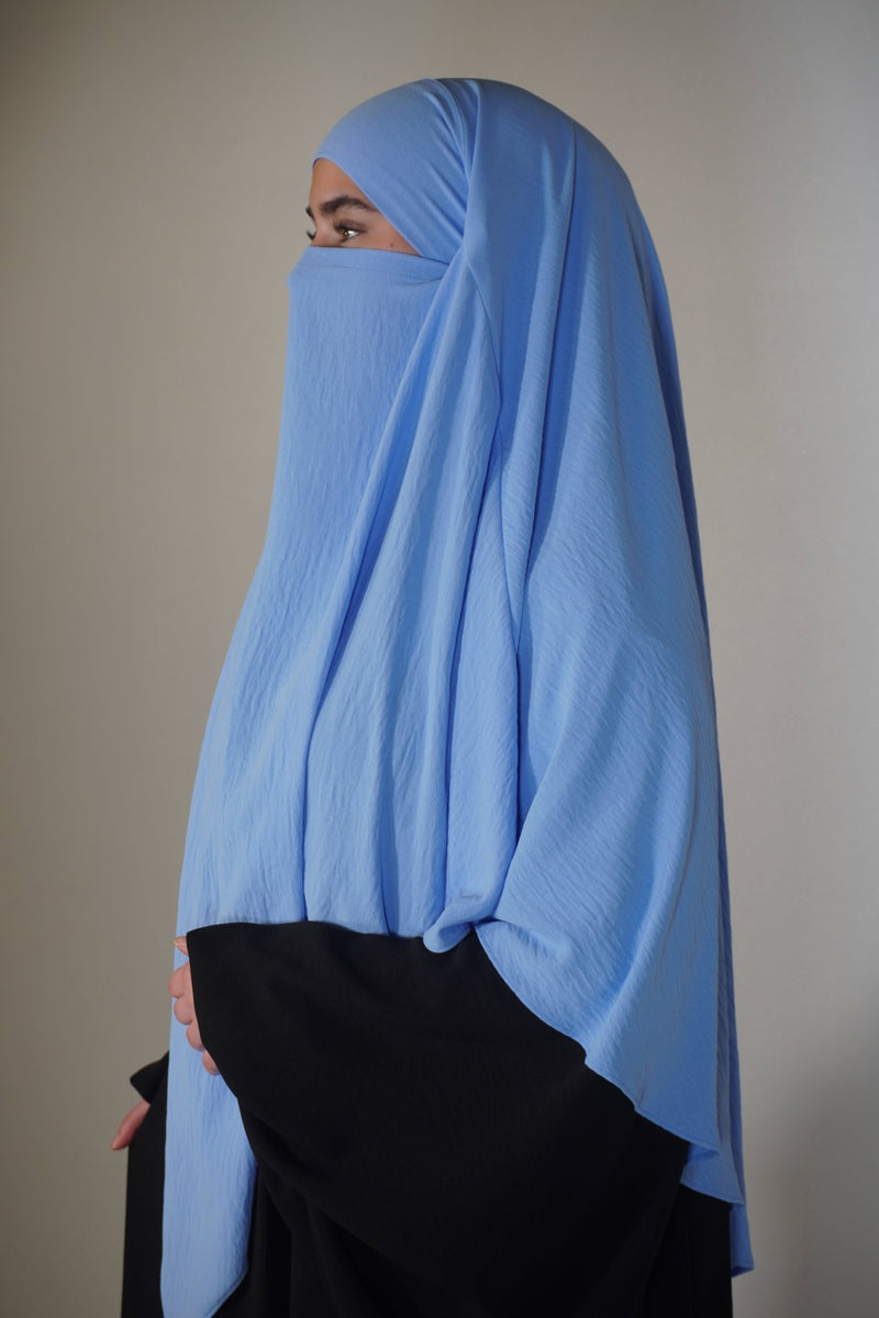 Khimar Einlagig babyblau - Byaygul