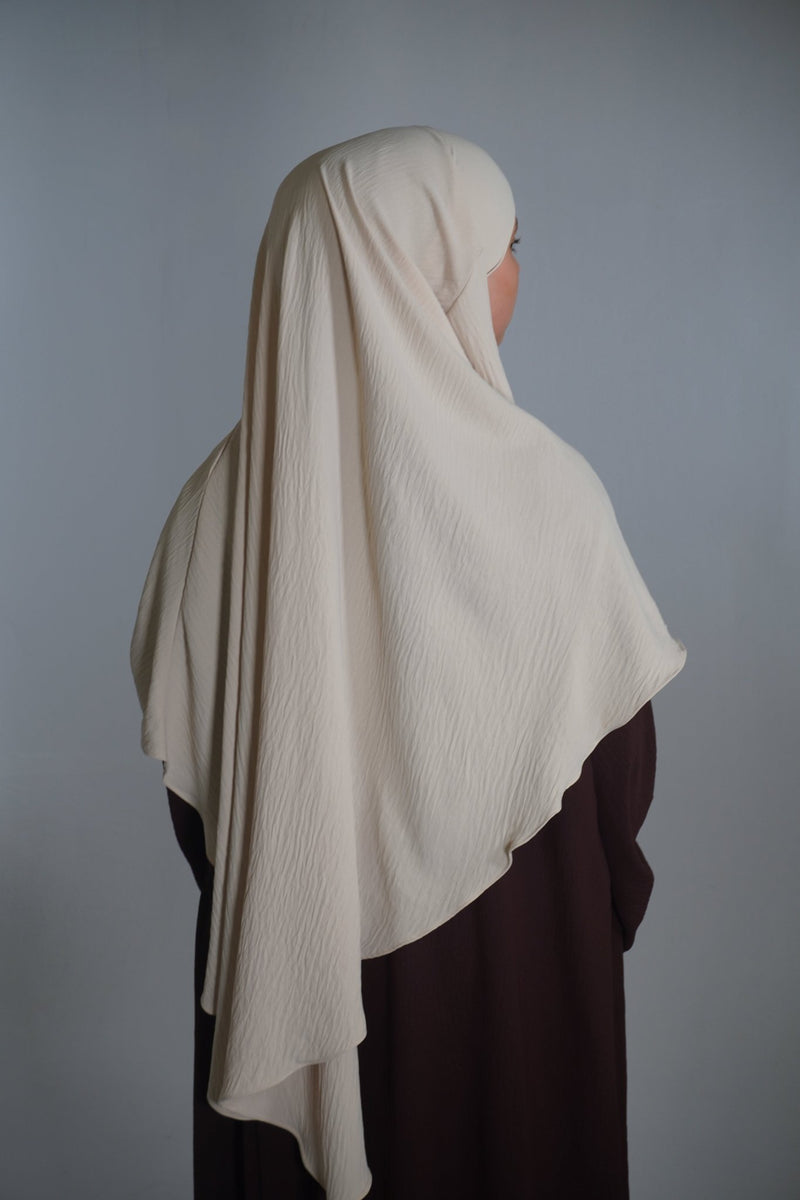 Khimar Einlagig beige - Byaygul