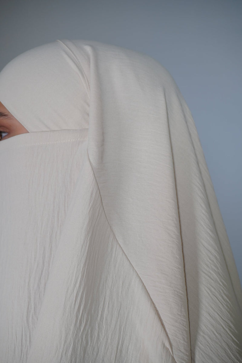 Khimar Einlagig beige - Byaygul