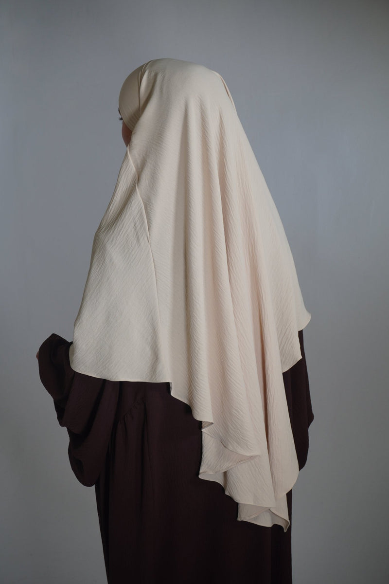 Khimar Einlagig beige - Byaygul