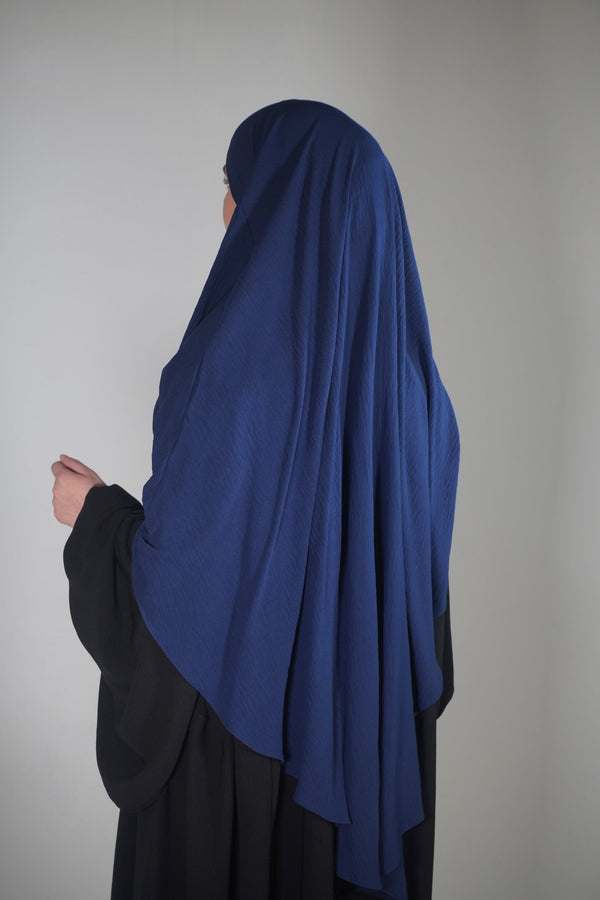 Khimar Einlagig dunkelblau - Byaygul