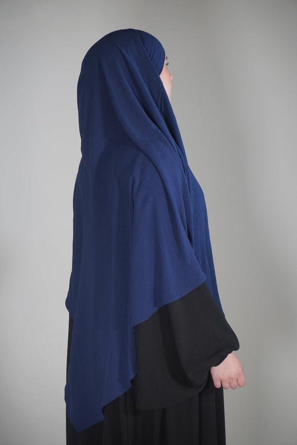 Khimar Einlagig dunkelblau - Byaygul