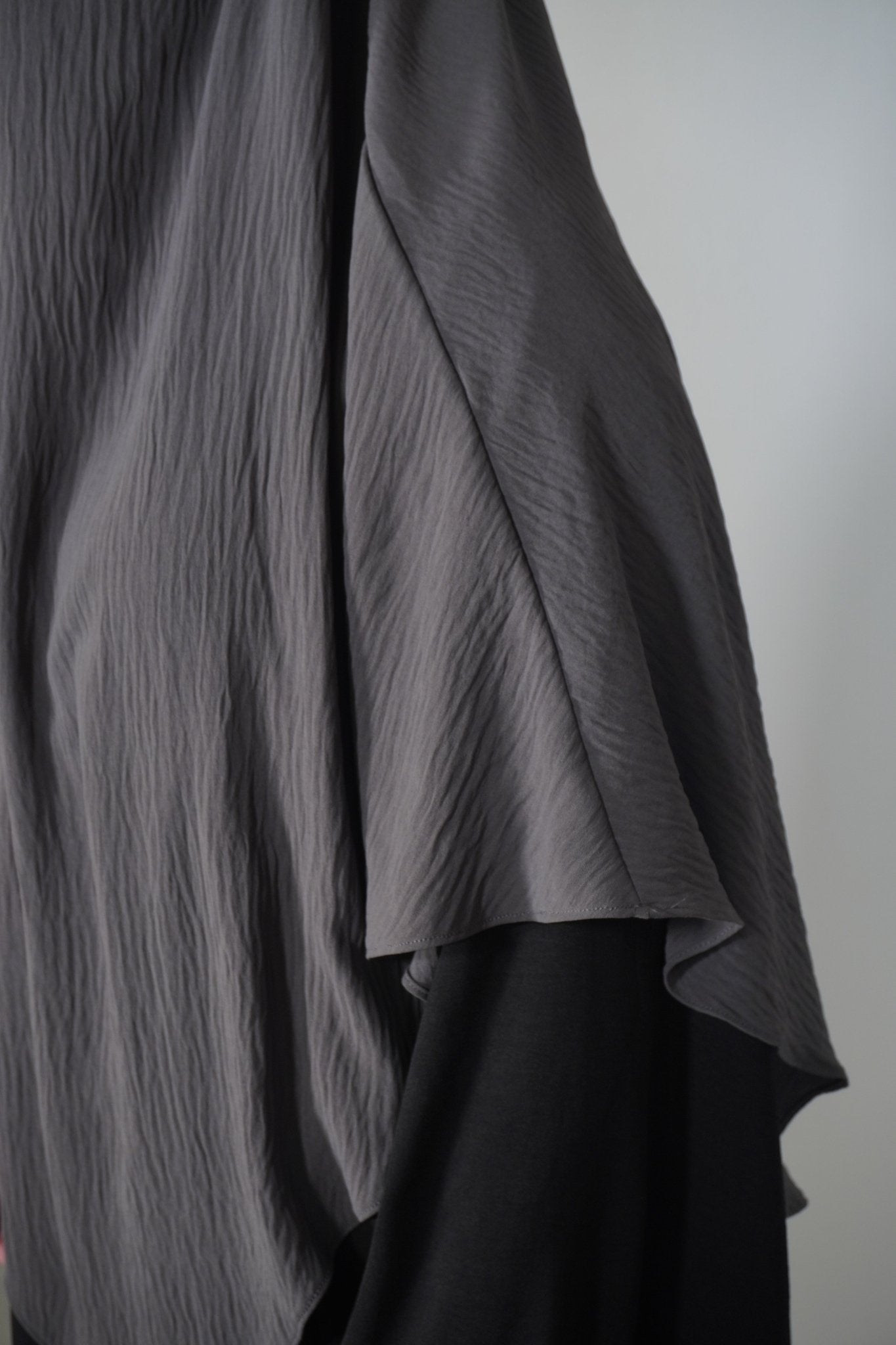 Khimar Einlagig dunkelgrau - Byaygul