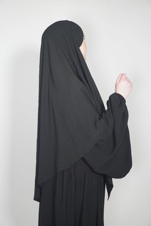 Khimar Einlagig schwarz - Byaygul