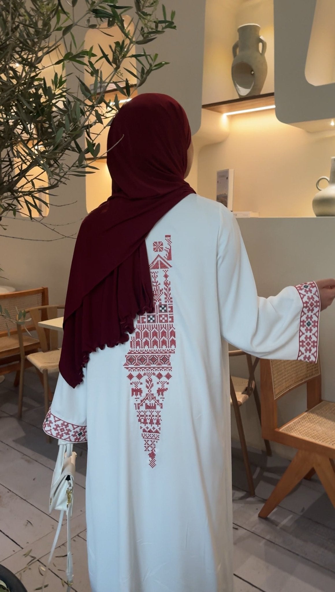 Kimono Kufiye weiß - Byaygul