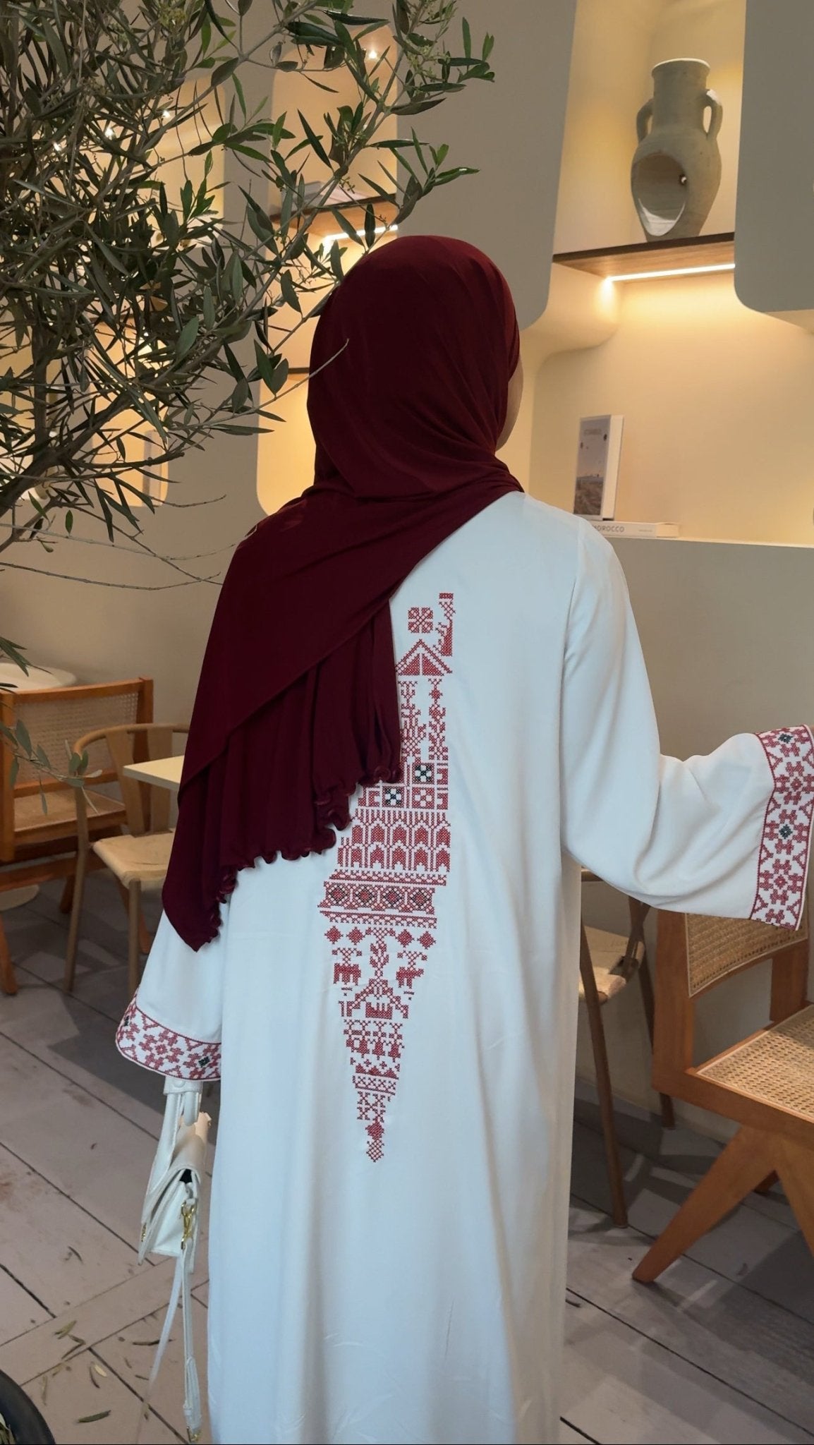 Kimono Kufiye weiß - Byaygul