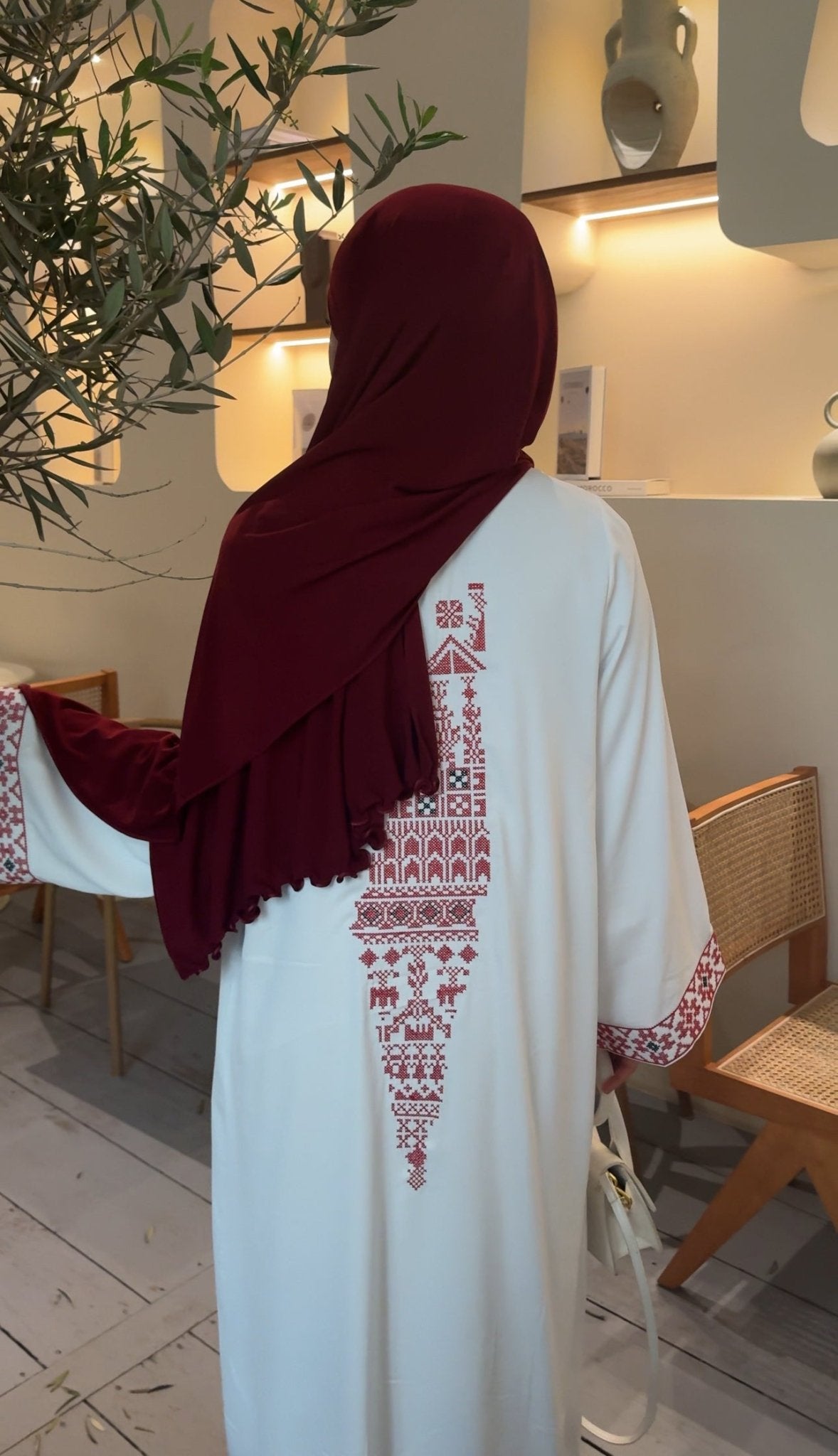 Kimono Kufiye weiß - Byaygul