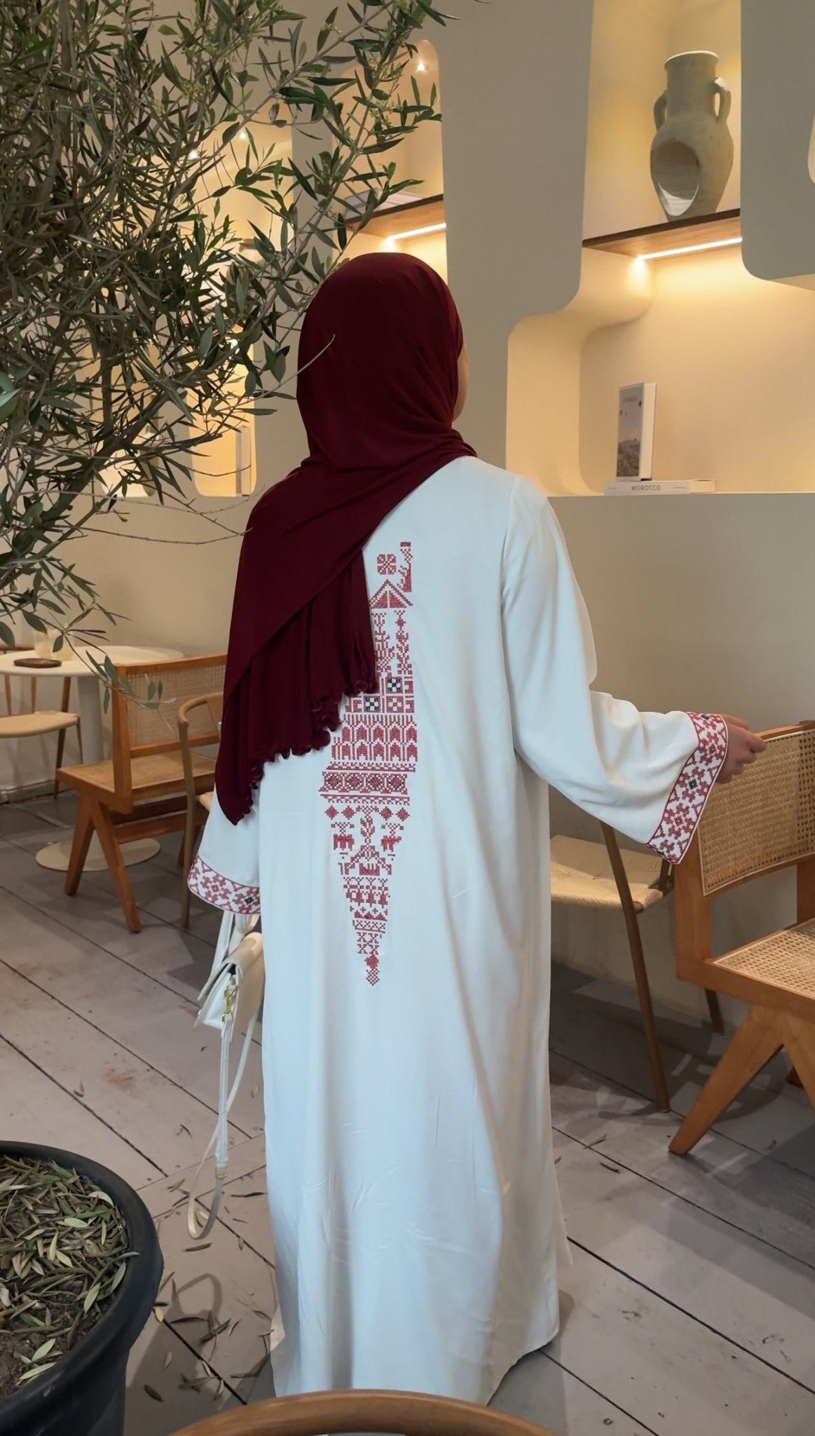 Kimono Kufiye weiß - Byaygul