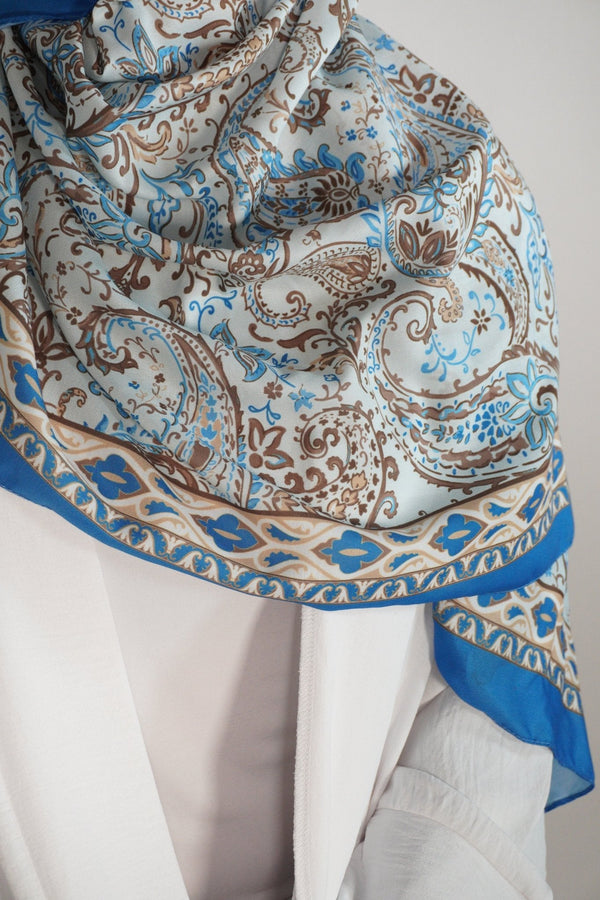 Soft Bohéme Hijab Blue Dream - Byaygul