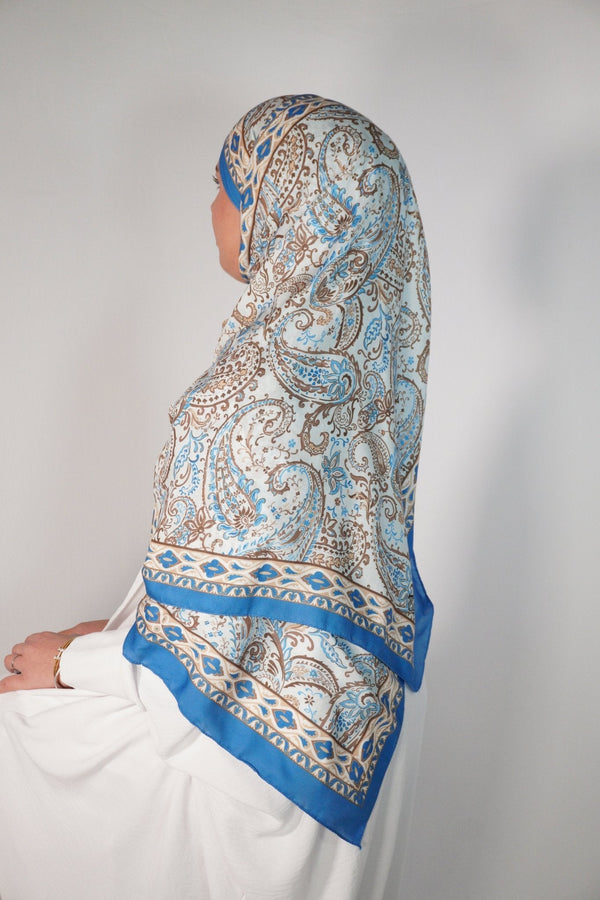 Soft Bohéme Hijab Blue Dream - Byaygul