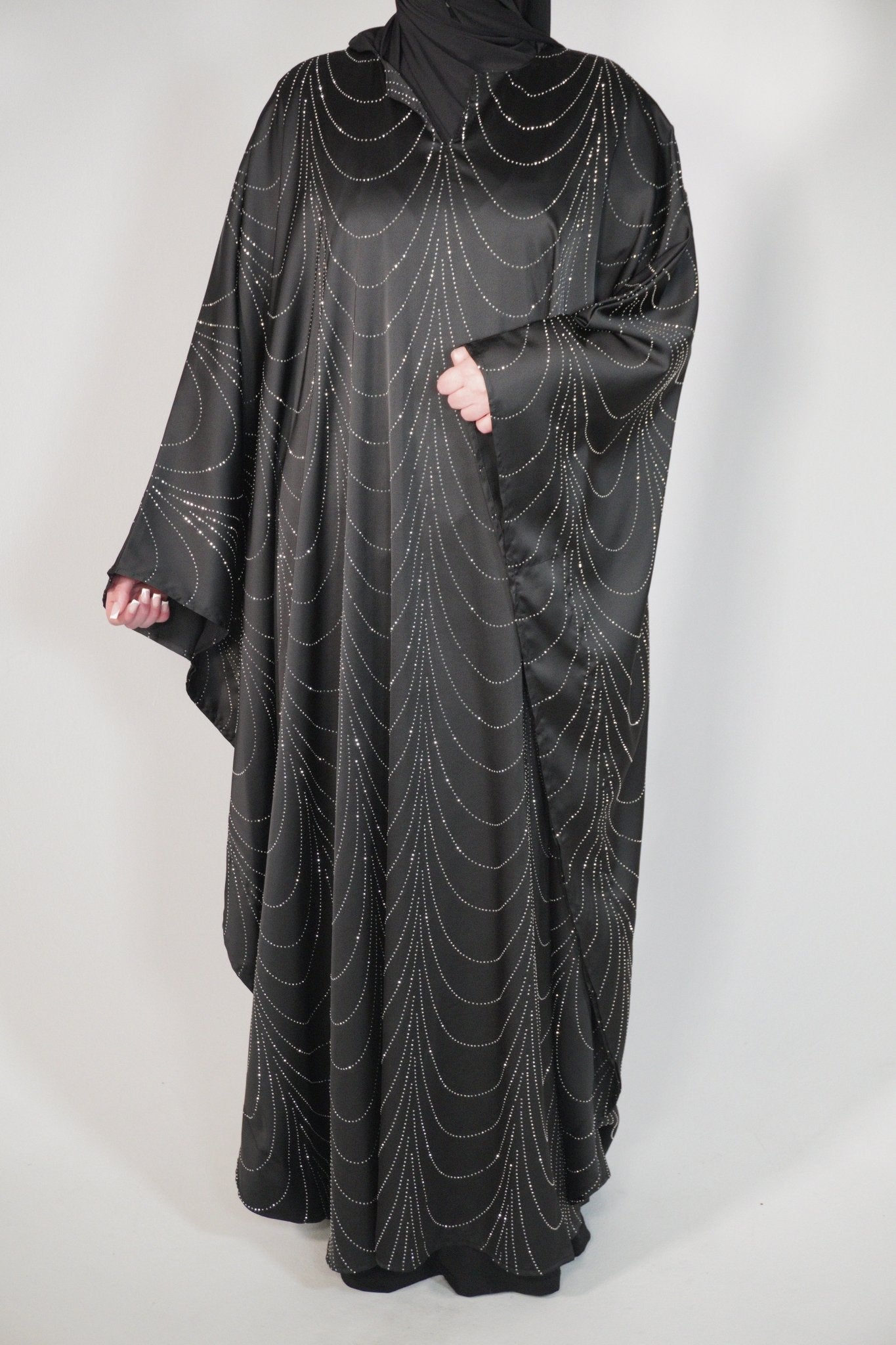 Yasmin Glitzer Abaya black - Byaygul