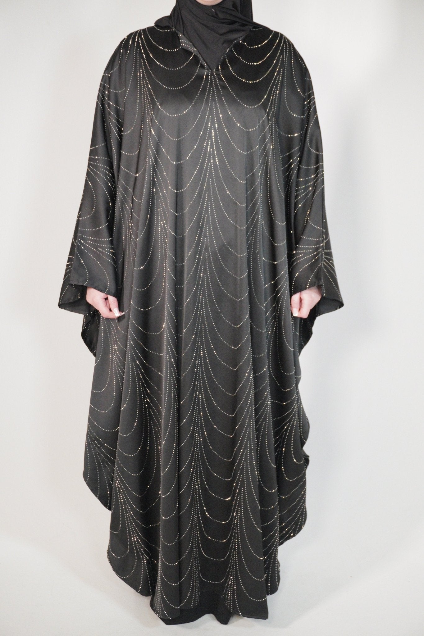 Yasmin Glitzer Abaya black - Byaygul