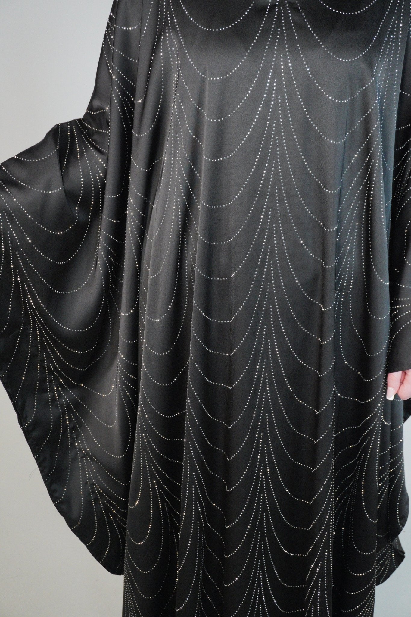 Yasmin Glitzer Abaya black - Byaygul