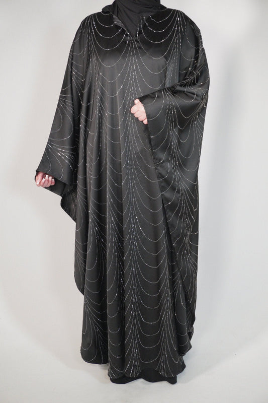 Yasmin Glitzer Abaya black - Byaygul